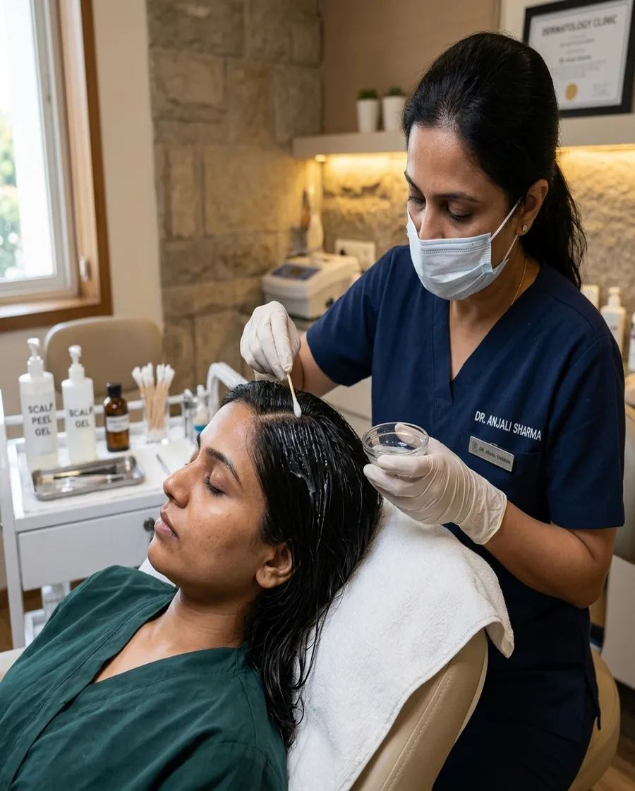 Clinical dandruff treatment session in Pune | Ariix Clinic