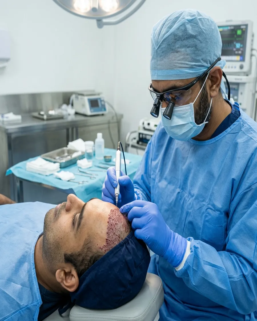 FUE hair transplant procedure in Pune at Ariix Clinic