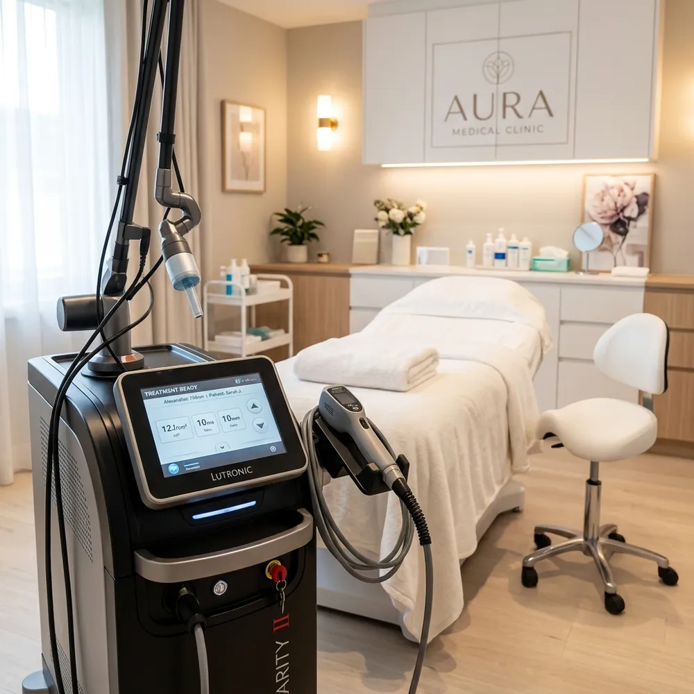 Laser hair removal treatment session in Pune