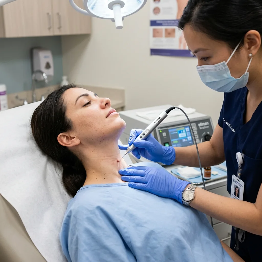 Skin tag removal procedure at Ariix Clinic