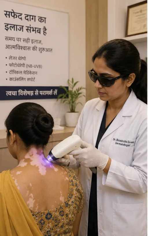 Vitiligo treatment consultation at Ariix Clinic